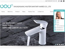 Tablet Screenshot of master-faucet.com